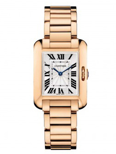 Cartier Tank Anglaise Rose Gold Ladies Watch W5310013 - Click Image to Close